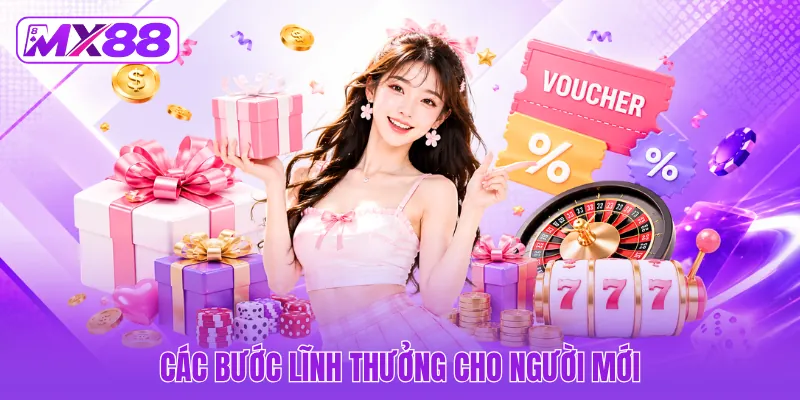 Các bước lĩnh thưởng cho người mới