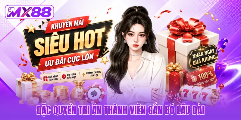 Đặc quyền tri ân thành viên gắn bó lâu dài