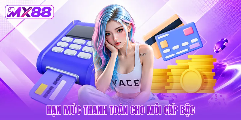 Hạn mức thanh toán cho mỗi cấp bậc Hạn mức thanh toán cho mỗi cấp bậc